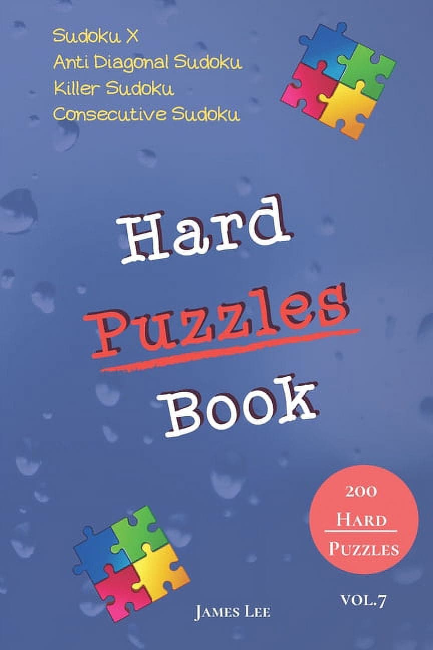 Hard Puzzles Book - Sudoku X, Anti Diagonal Sudoku, Killer Sudoku ...