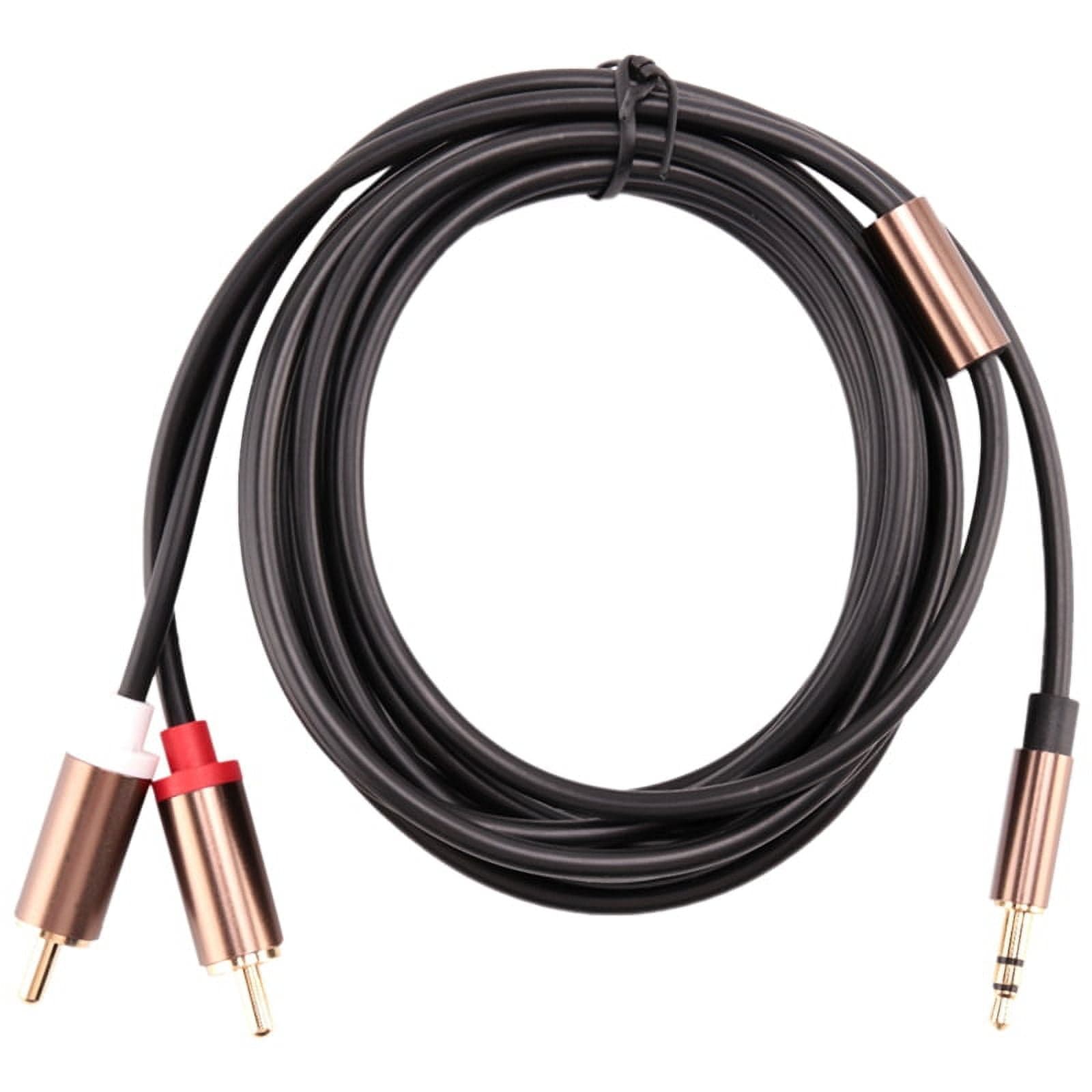 Jack 3.5mm to 2 RCA Audio Cable AUX Splitter 3.5mm Stereo Male to Male ...