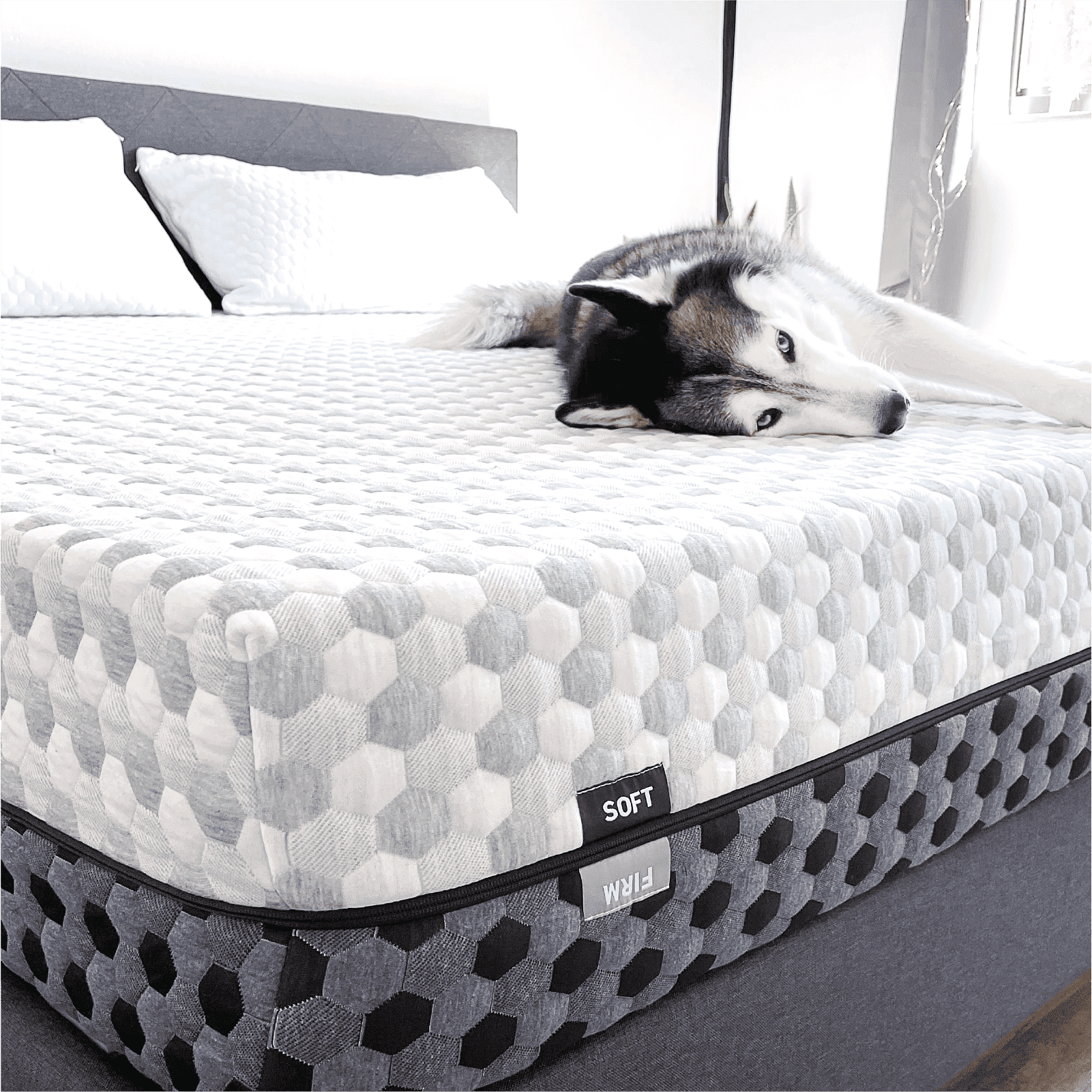 Layla Copper Infused Memory Foam Mattress Twin|Flippable Between Firm ...