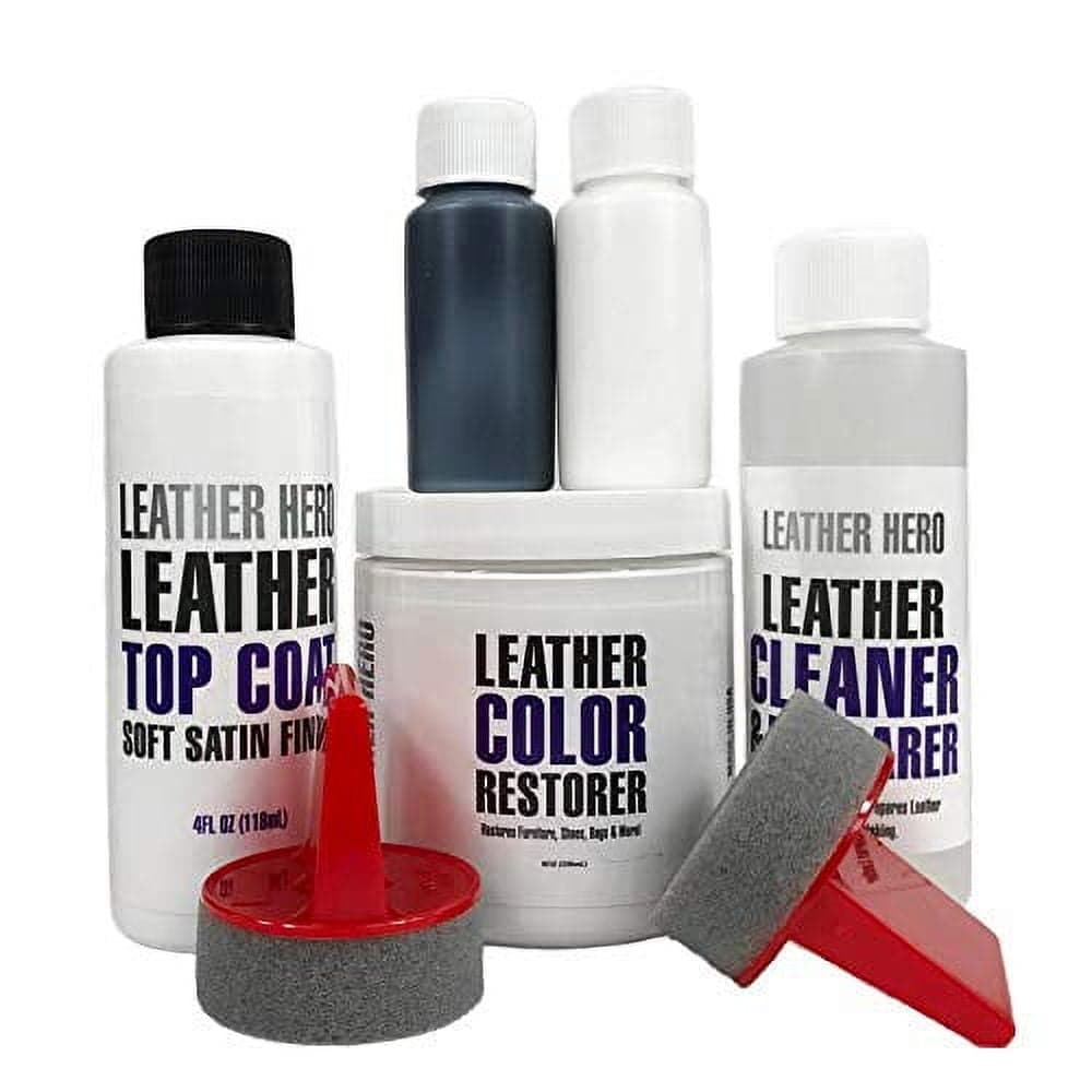 Leather Hero Leather Color Restorer Complete Repair Kit- Refinishes ...