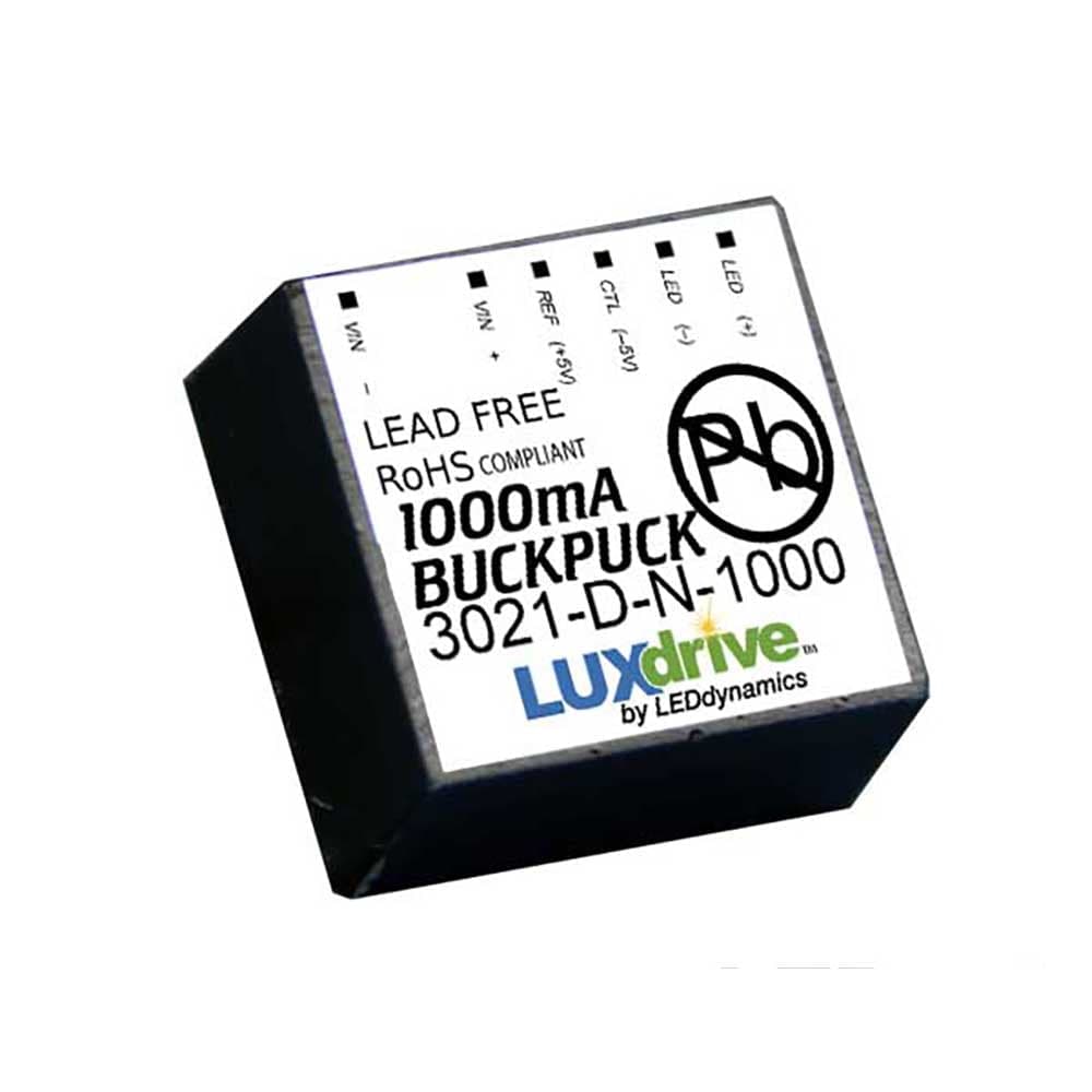 LuxDrive BuckPuck - 1000mA Constant Current LED Driver without Dimming ...