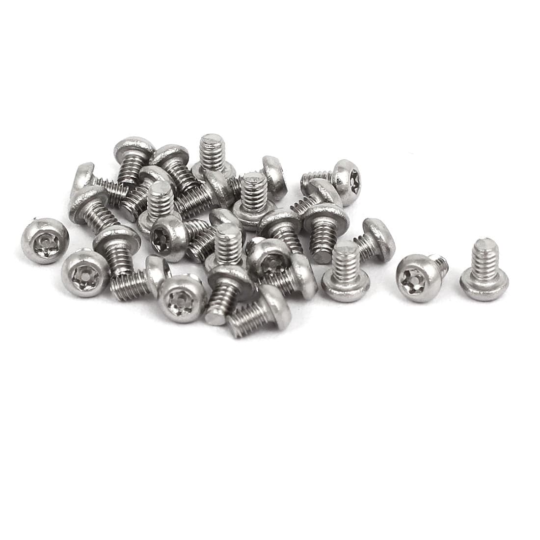 M2x3mm 304 Stainless Steel Button Head Torx Security Machine Screws ...