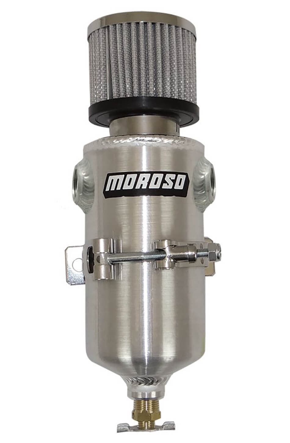 Moroso 85455 Alm. Breather Tank Kit 3-1/8 Dia x 11-1/2 AOL - Walmart.com