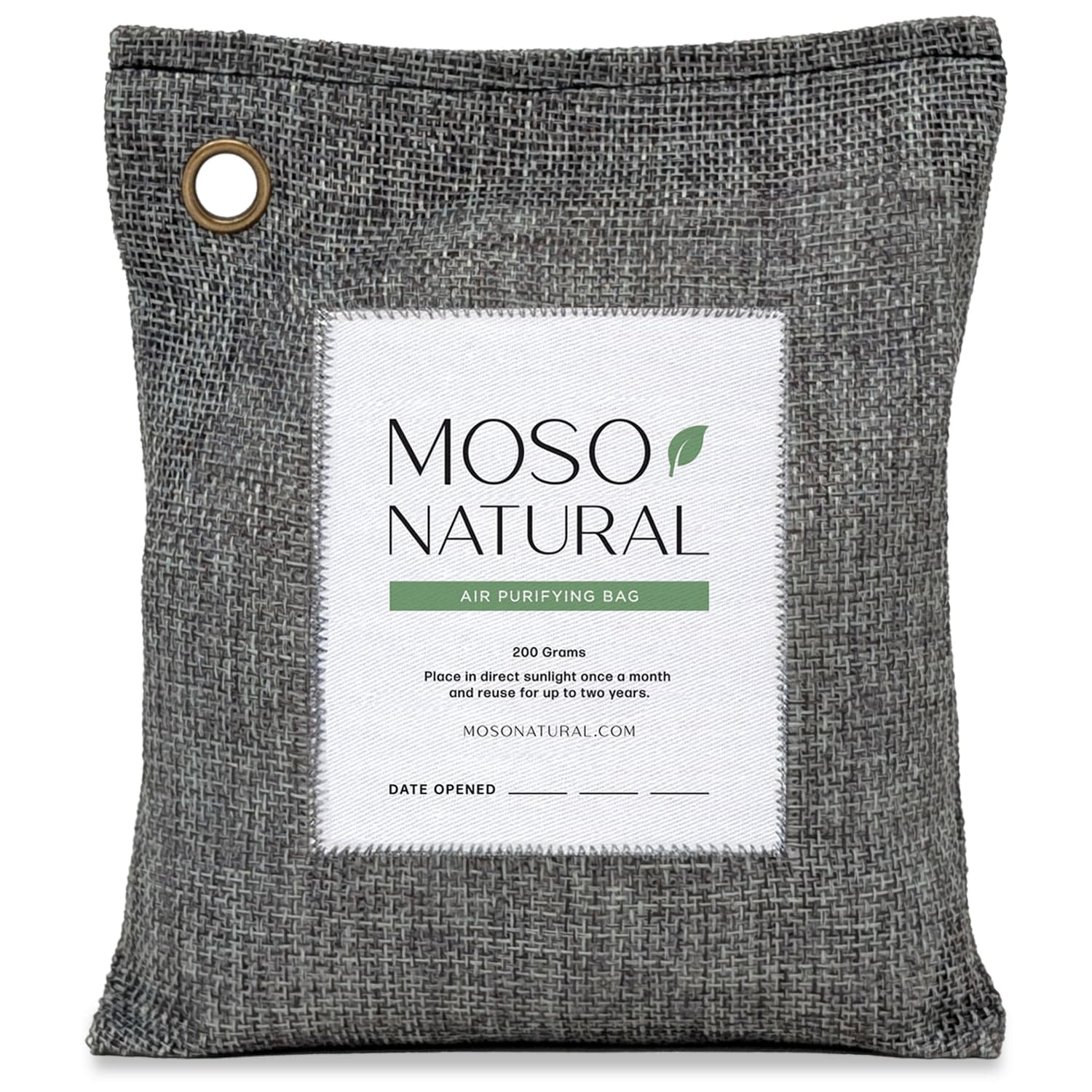 Moso Natural Air Purifying Bag, 200g Bamboo Charcoal Odor Absorber and ...