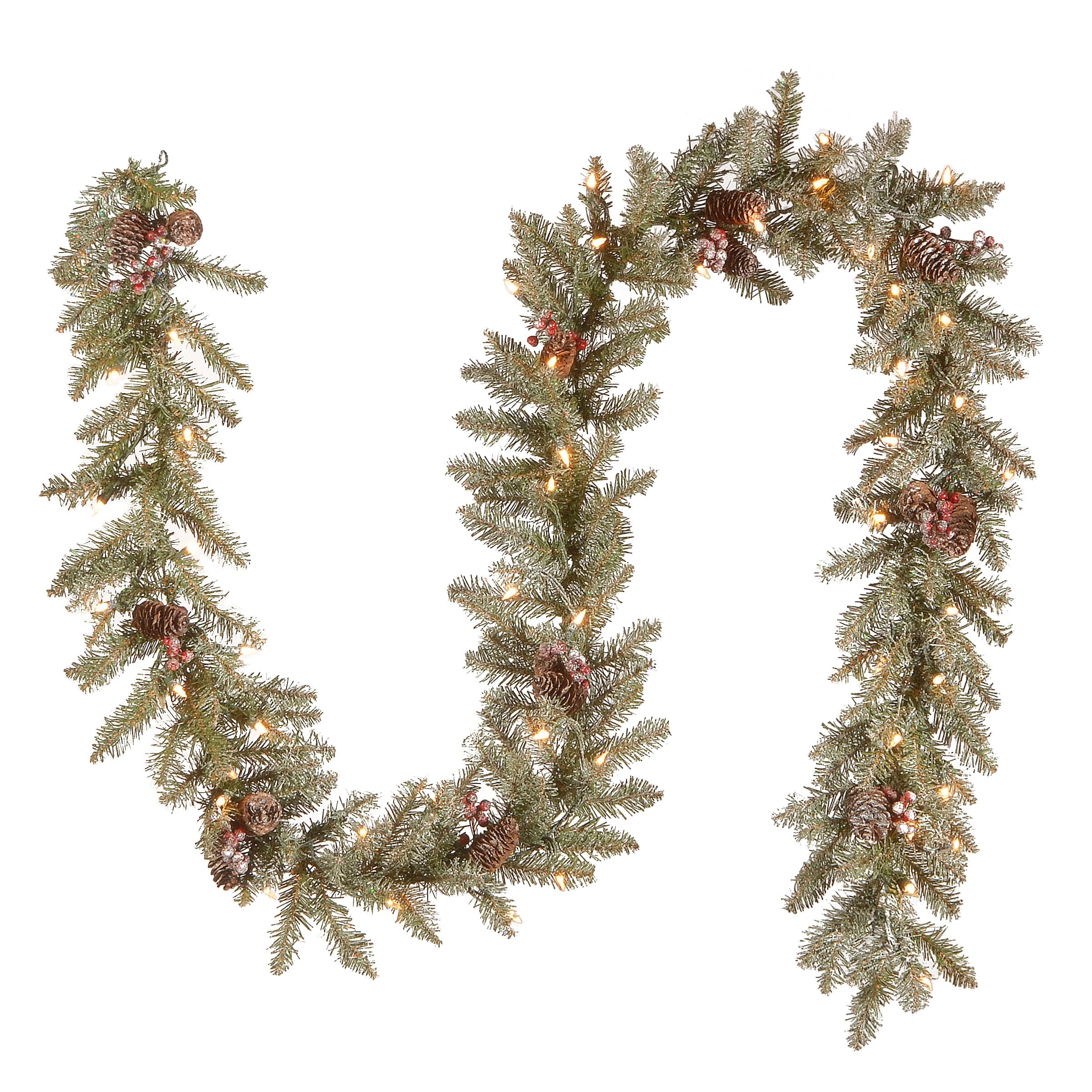 National Tree Company Artificial Christmas Garland, Green, Dunhill Fir ...