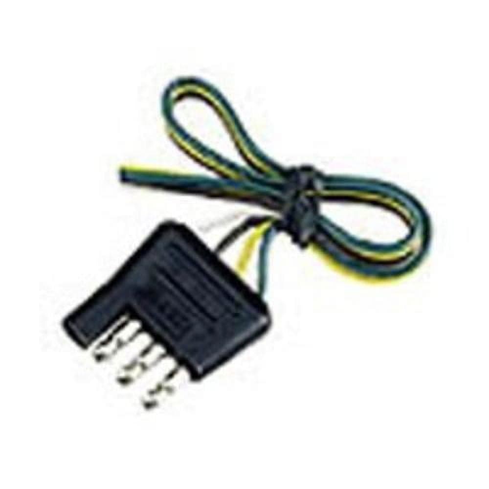 Reese 74124 Towpower 4-Way Flat Trailer Electrical Connector & Wire ...