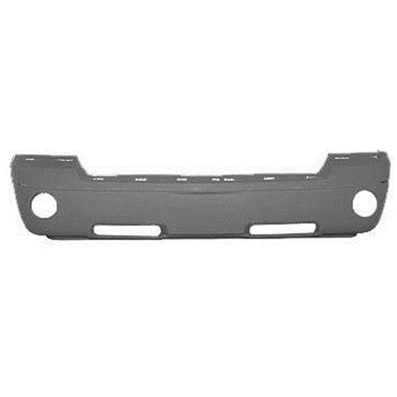 Sherman Parts Front Bumper Cover with Molding & Fog Lamp Holes for 2005 ...