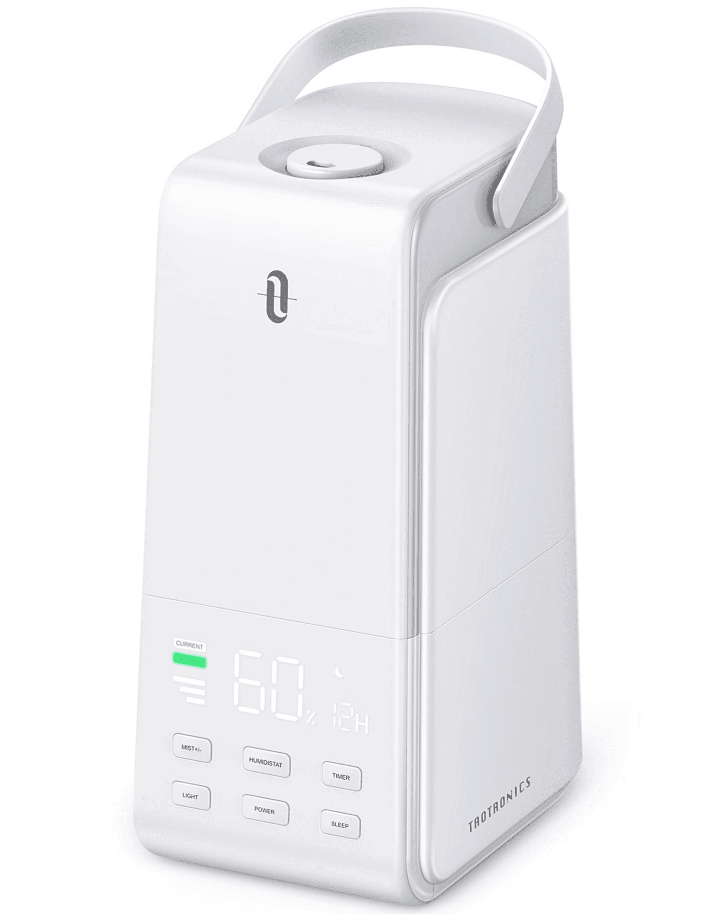 TaoTronics 4L Ultrasonic Cool Mist Humidifier for Large Bedroom, Living ...