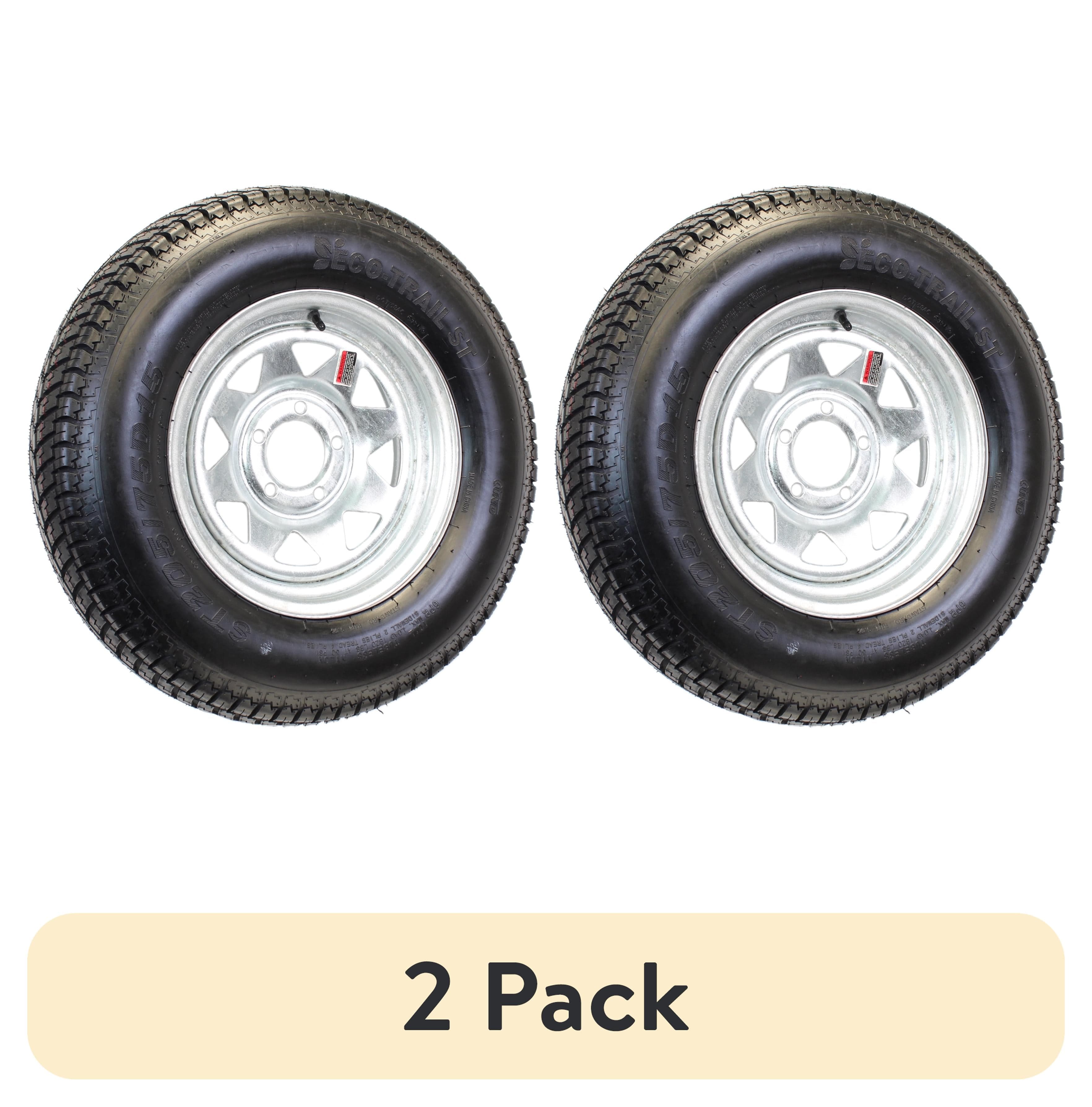 Tredit Trailer Tire H188 Nitrogen 205/75D15 C 5H Galvanized Wheel ...