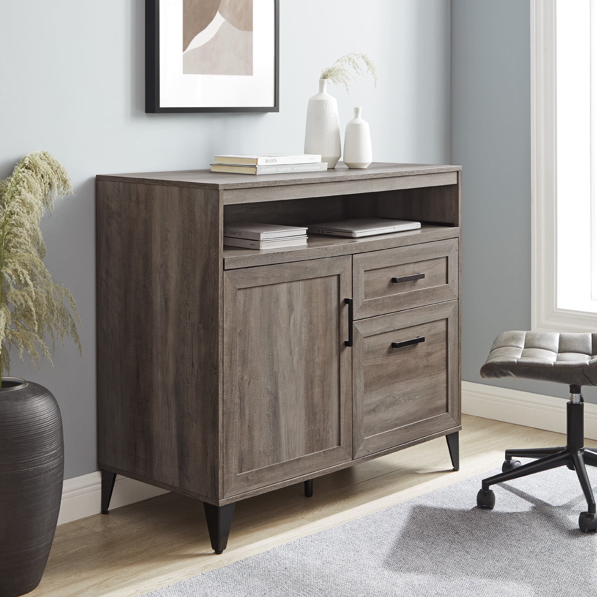 Walker Edison Modern Farmhouse Secretary Desk