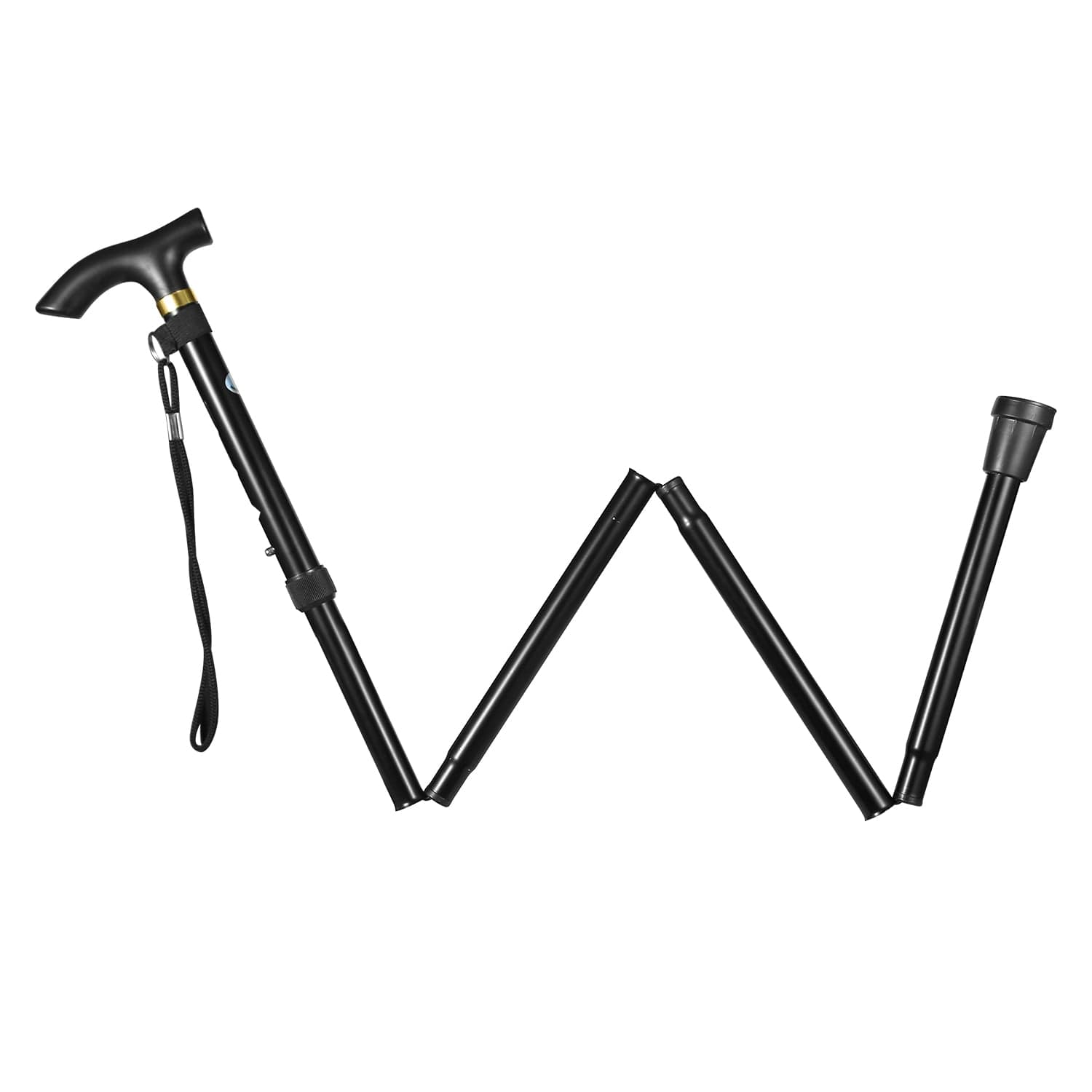 Walking Stick TeqHome Foldable Walking Cane with Adjustable Height ...
