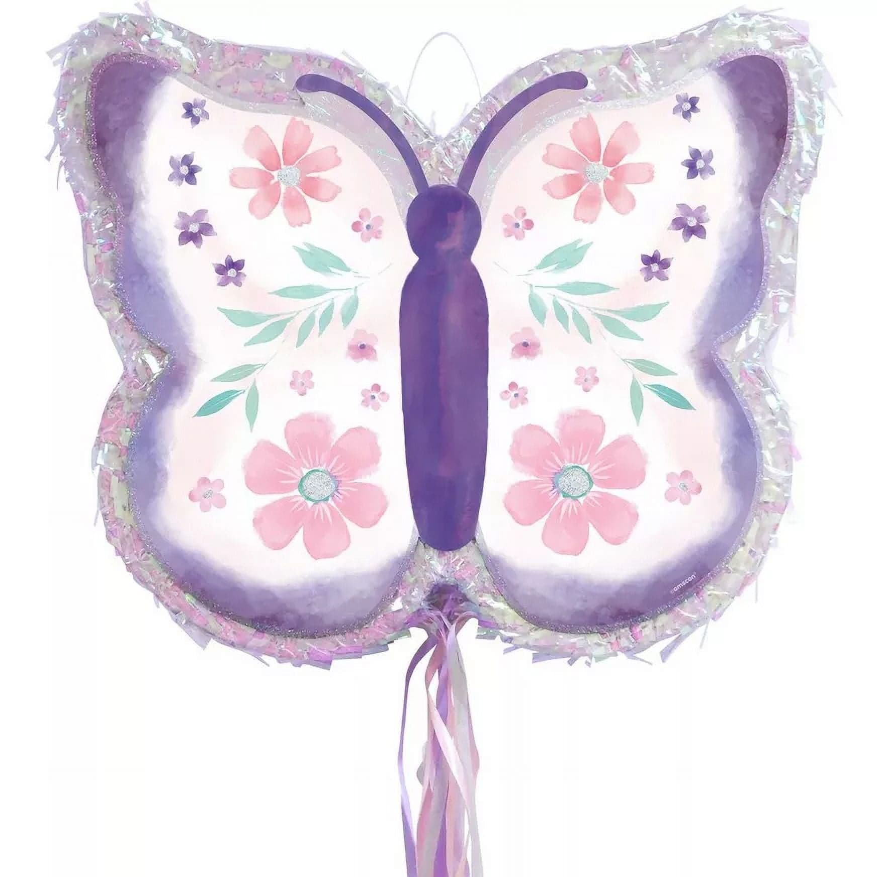 Ya Otta Iridescent Flutter Pinata Pull String Party Supply 21.75"L x 18 ...