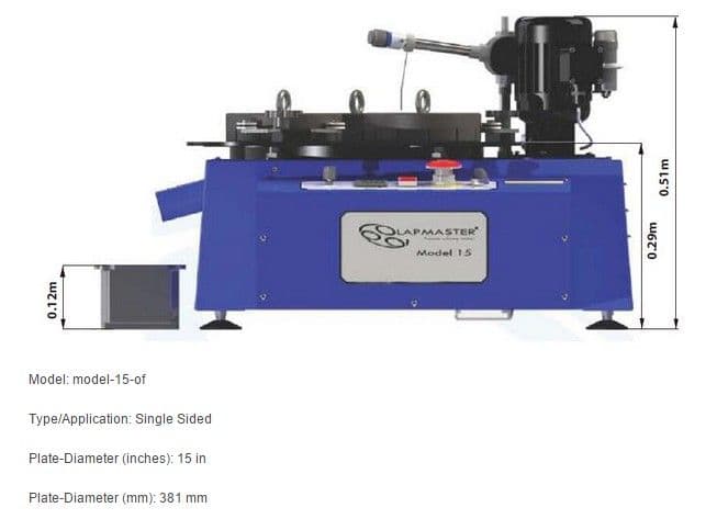China Lapmaster Wolters Precision Open Face Diamond Flat Lapping ...