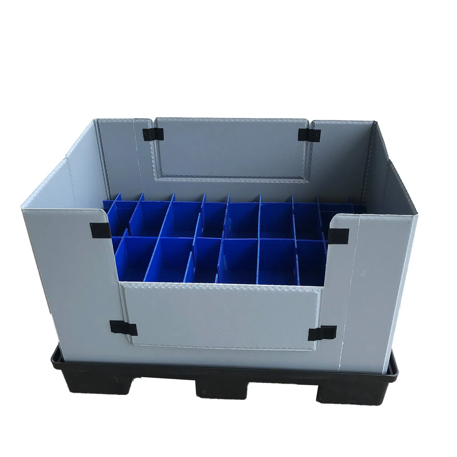 Stackable Collapsible Plastic Pallet Container Foldable PP Sleeve ...