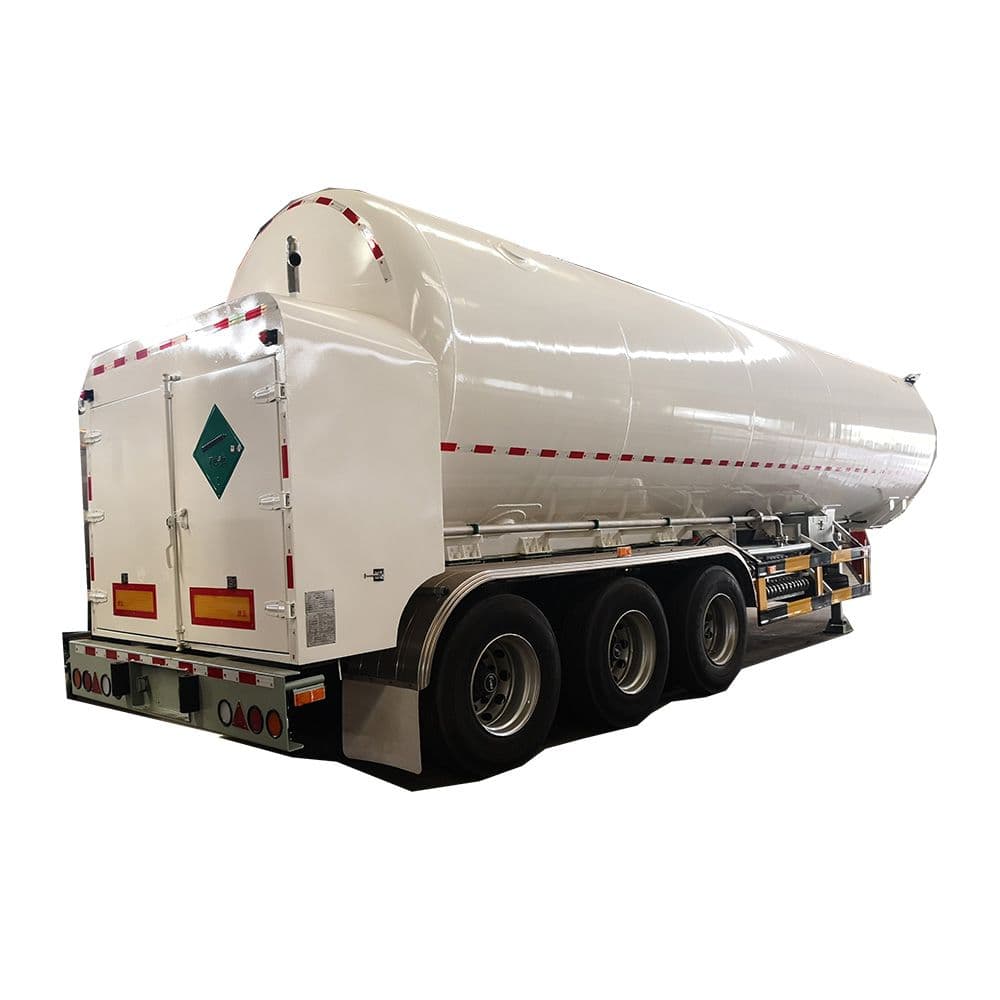 20m3 40m3 Cryogenic Liquid Oxygen Nitrogen Argon Transport Tank LNG ...