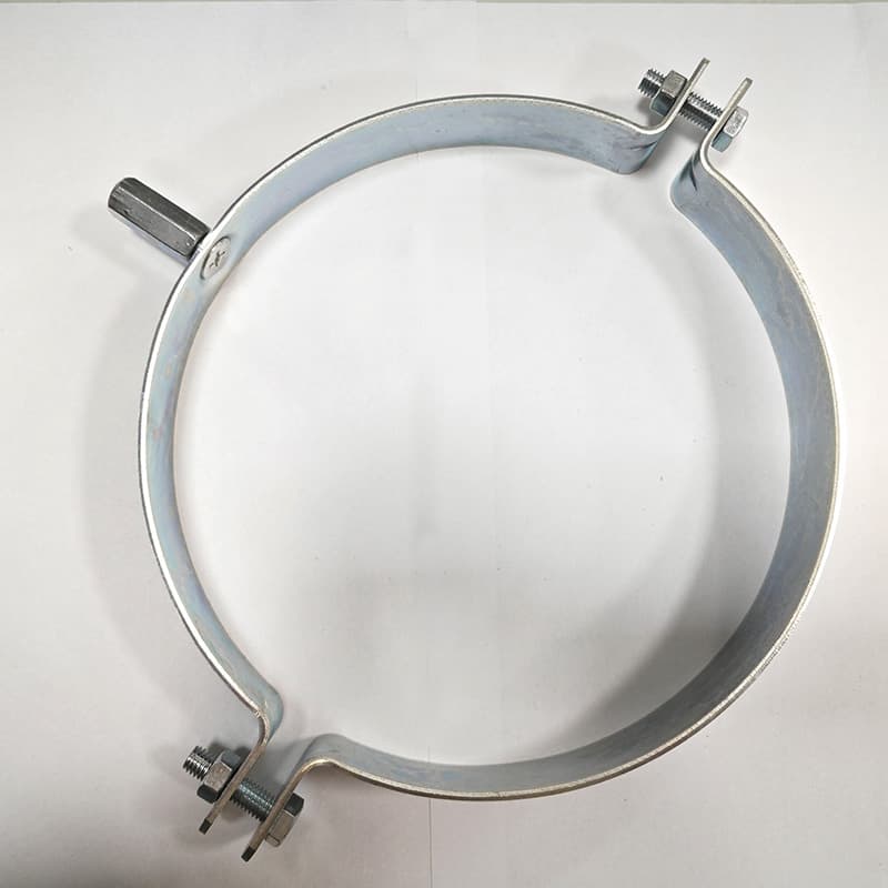 160mm Adjustable Round Duct Clip Pipe Support Bracket for HVAC Duct ...