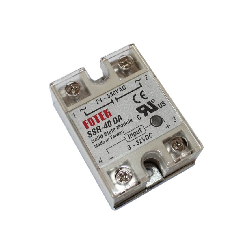 Fotek SSR-40da Single Phase DC to AC Solid State Relay Module - Solid ...