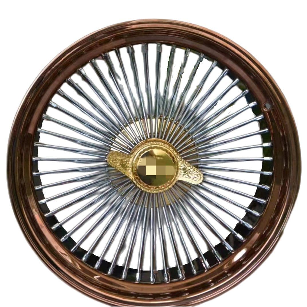 Chrome Plated Classic Spoke Wire Stainless Steel Wheels Rim 18 to 26 ...