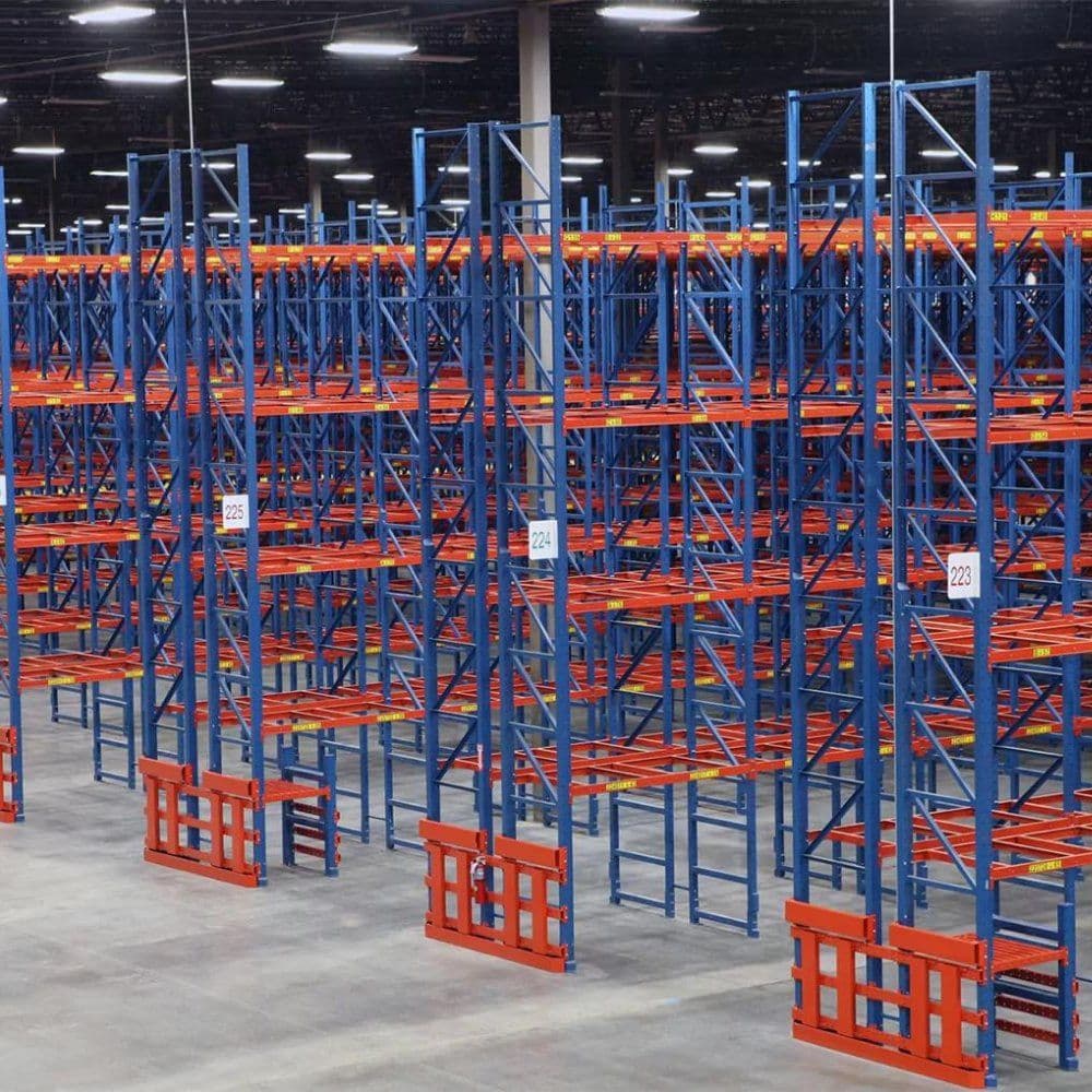 High Density Storage Rack Heavy Duty Drive in Pallet Racking System ...