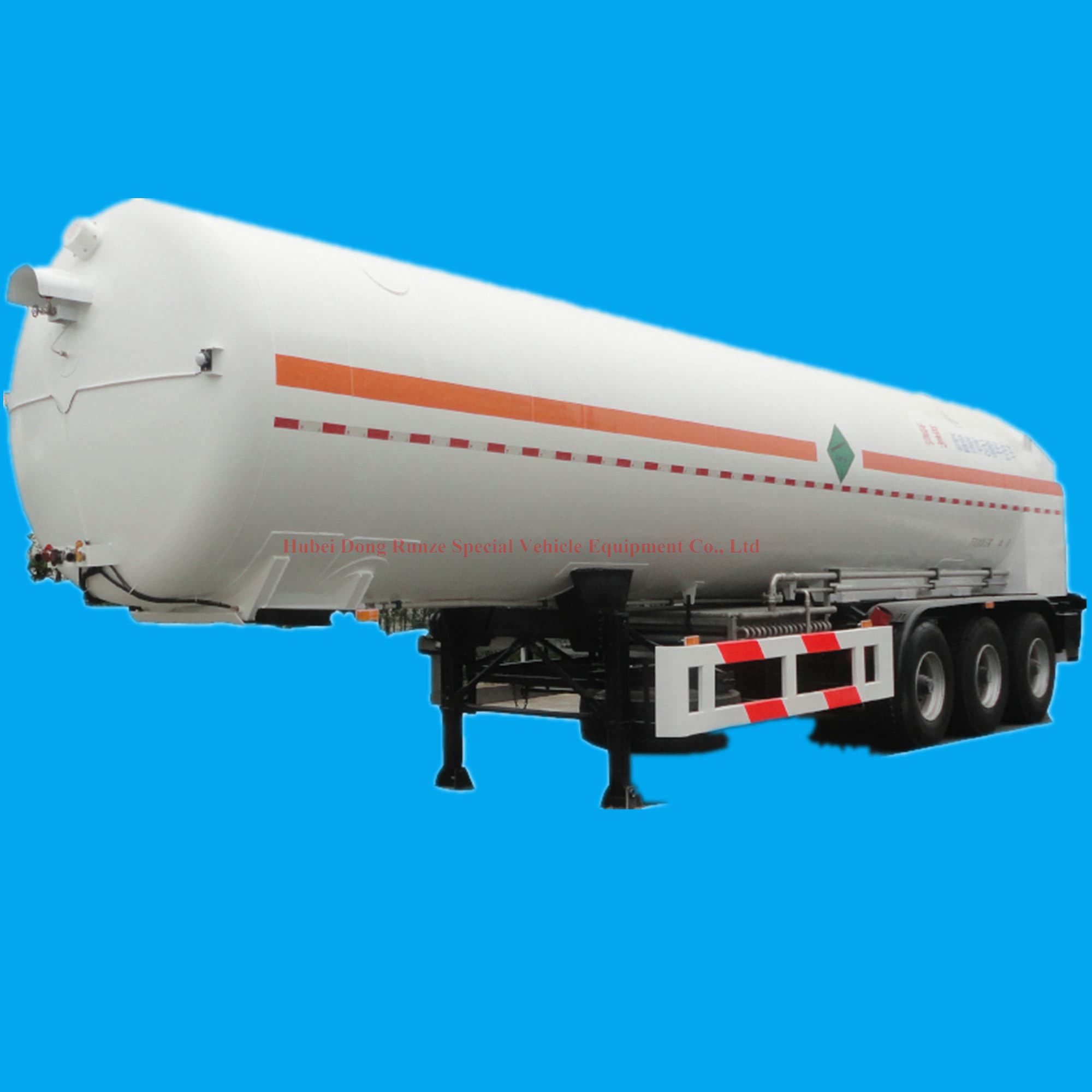 Cryogenic Semi-Trailer Transport Tanks (0.3MPa 27m3 Cryogenic LO2 ...