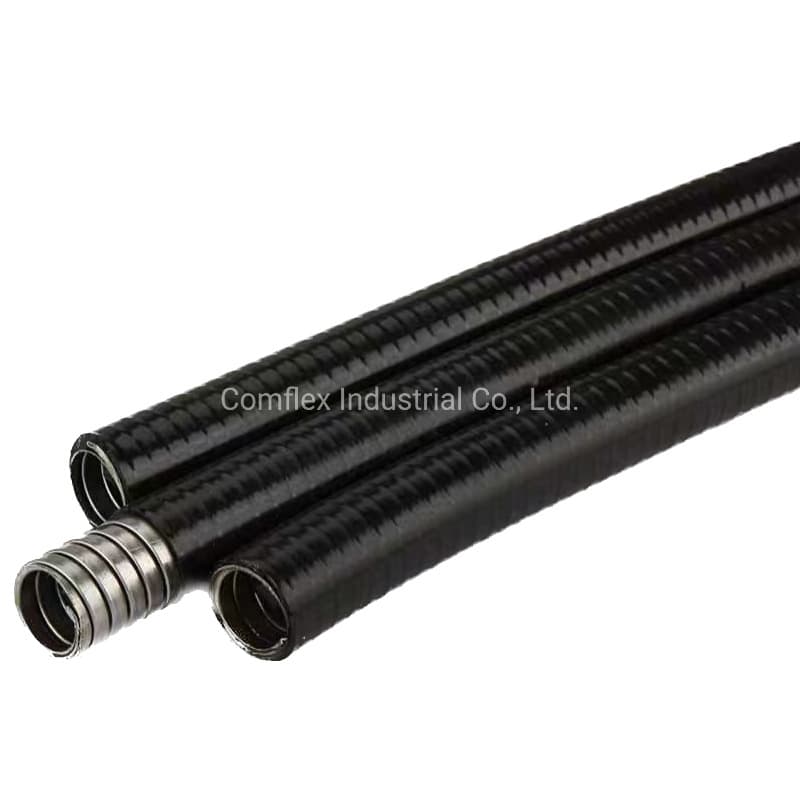 Liquid Tight Flexible Conduit Waterproof Flex Corrugated PVC Metal ...