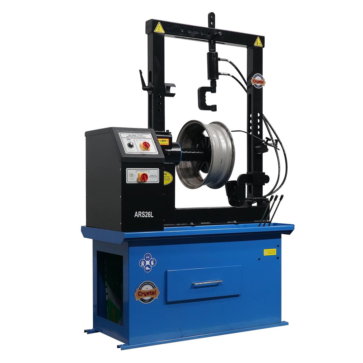 Ars26L Rim Straightening Machine with 3 Hydraulic Jack for Repairing ...