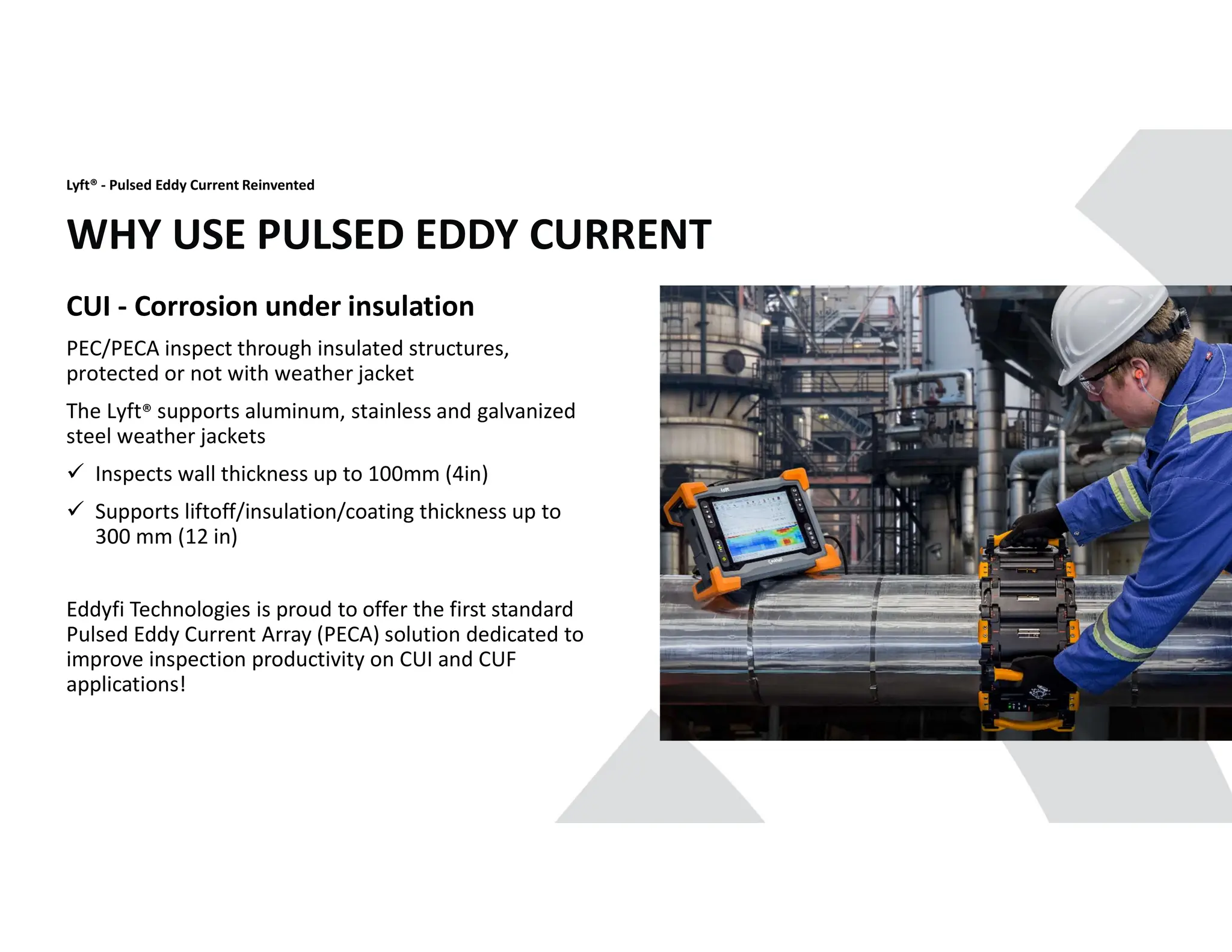 Eddyfi Lyft Pulsed Eddy Current Array System