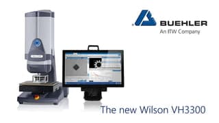 The new Wilson VH3300 Automated Knoop/Vickers Hardness Tester | PPT