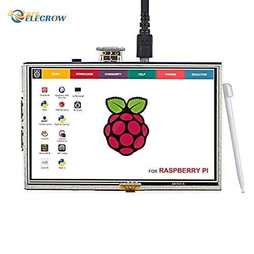 Elecrow 5 Inch Touch Screen HDMI Monitor HD 800×480 TFT LCD Display for ...