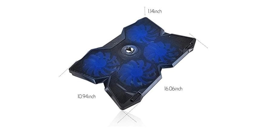 Tree New Bee Cooling Pad for 15.6-17" Laptops