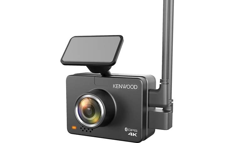 Kenwood DRV-A610WDP Dual camera system — compact 4K HD dash camera ...