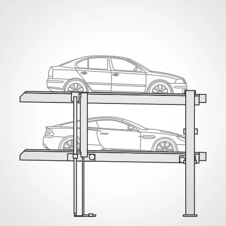 WÖHR PARKLIFT 450 | Underground Parking Lift | Harding Steel