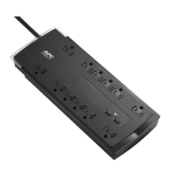 APC 12-Outlet 2-USB Performance SurgeArrest Surge Protector P12U2 - The ...