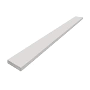 Edge 2 in. x 4 in. x 8 ft. Primed Wood Fascia Trim Board ( Actual: 1. ...