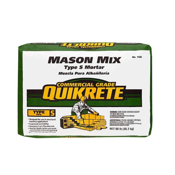 Type S - Mortar Mix - The Home Depot