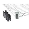 TRINITY 36 in. W x 14 in. D Individual Chrome Color NSF Wire Shelf ZSV ...