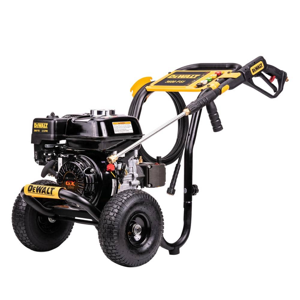 DEWALT 3600 PSI at 2.5 GPM Honda GX200 with AAA Triplex Pump Cold Water ...