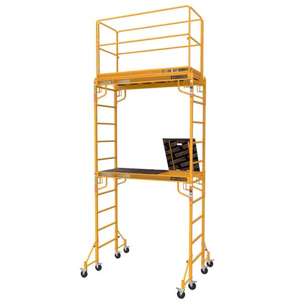MetalTech 12 ft. Jobsite Series Mobile Baker 2-Story Rolling ...