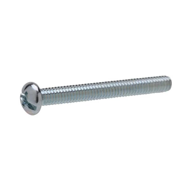 Everbilt #6-32 x 1-1/2 in. Phillips-Slotted Round-Head Machine Screws ...