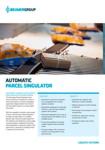 Beumer Singulator BG
