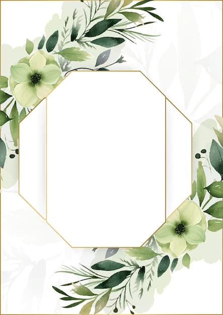 Convite Fundo Floral Verde Imagens – Download Grátis no Freepik