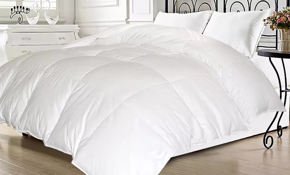 Royal Luxe White-Down Comforters | Groupon Goods