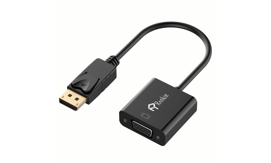 Rankie DisplayPort (DP) to VGA Adapter, Gold Plated Converter | Groupon