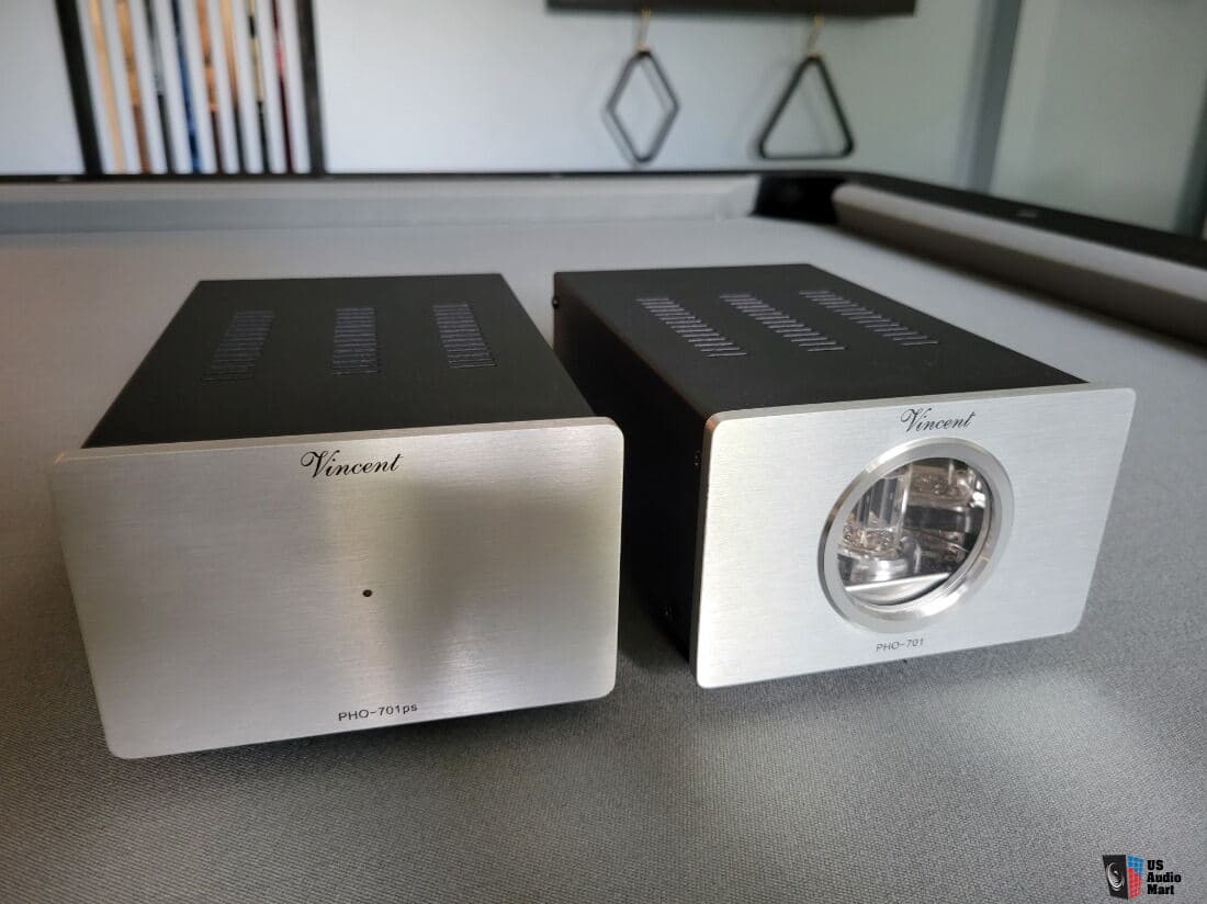 Vincent PHO-701 Phono Preamp w/ Upgraded Brimar CV4003 Tube (extra Gold ...