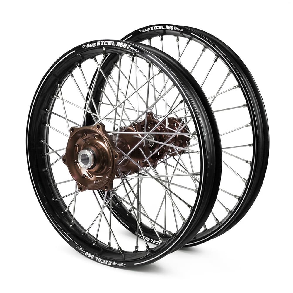 Kawasaki Talon/Excel A60 SNR MX Black Rims/Mag Hubs Wheel Set ...