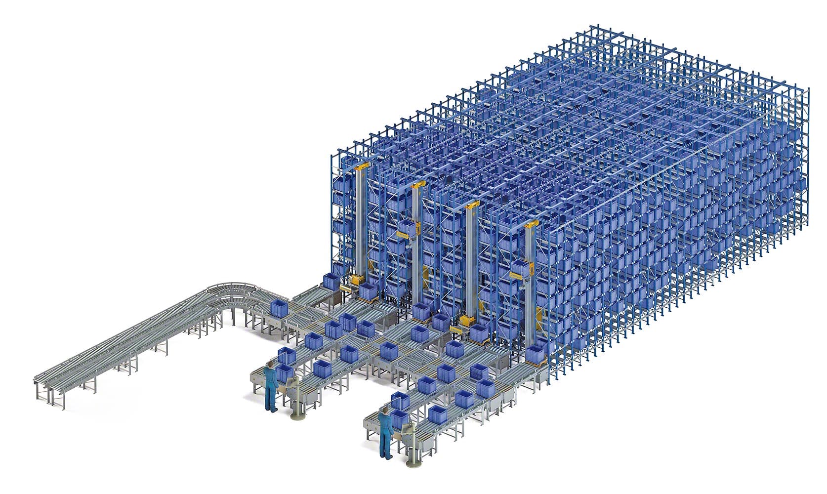 ASRS for Boxes | Miniload System - Interlake Mecalux
