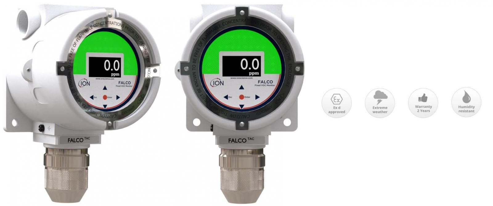 Intrinsically Safe Fixed VOC Detector Ion Science Falco TAC