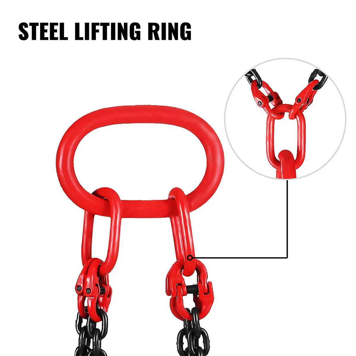 high quality Grade 80 Lifting Chain Sling Heavy Duty 4 Four Leg Alloy ...