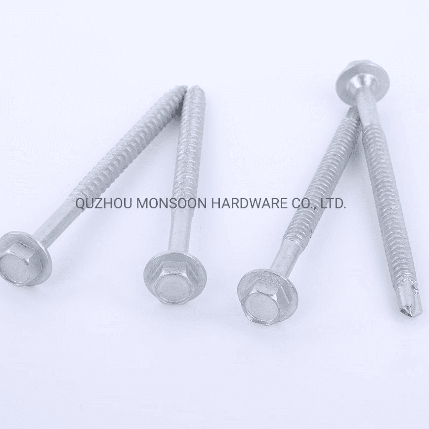 Hex Washer Head Self-Tapping Screws with Countersunk