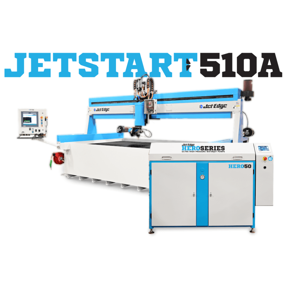Jet Start 510A Mid Rail Gantry Waterjet | Jet Edge Waterjet Systems